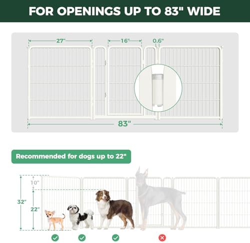 FXW Dog Gate, Extra Wide Adjustable - Image 6