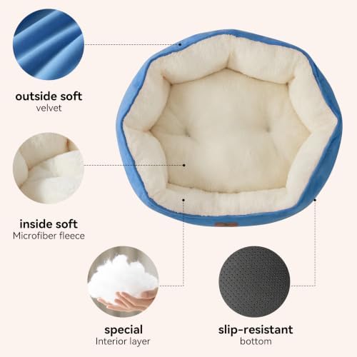 Asvin Small Dog Bed for Small Dogs, Cat Beds for Indoor Cats, Pet Bed for Puppy - Image 3