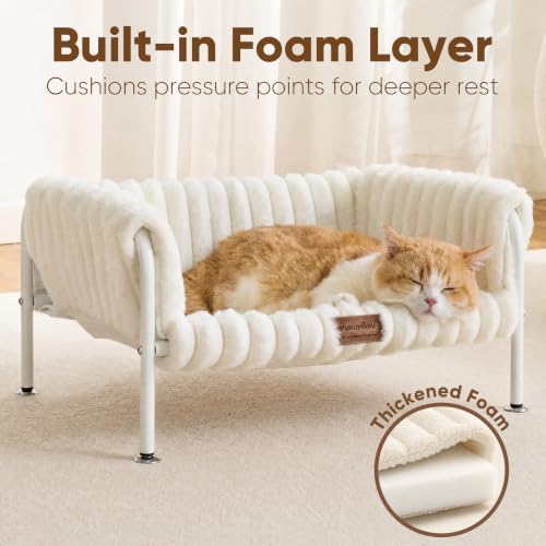 FUKUMARU Raised Cat Bed, Elevated Cat Bed - Image 4