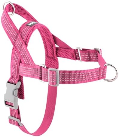 No Pull Dog Harness with Handle, Adjustable Soft Mesh Padded Vest by Fortheloveofpets