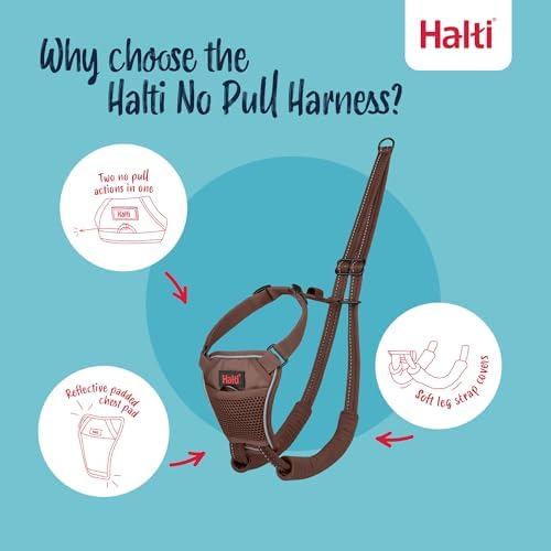 Halti No Pull Dog Harness | Size S, Deep Walnut - Image 3