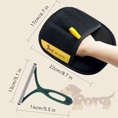 3-Pack Magic Brush Pet Hair Removal Gloves - Image 2