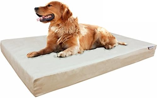 Dogbed4less Extra Large True Orthopedic Gel Memory Foam Dog Bed by Dogbed4less
