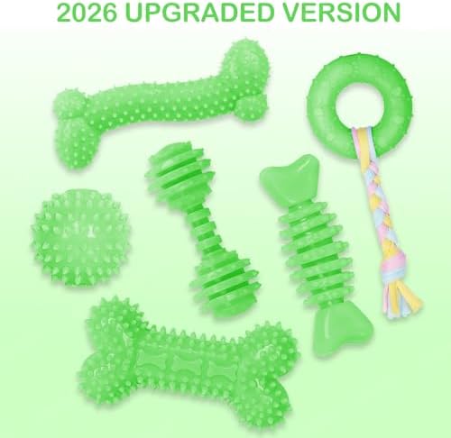 Puppy Toys, 6 Pack Dog Chew Toys, Teething Toys - Image 6