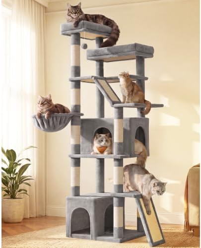 Feandrea 72.6-Inch Tall Cat Tree Tower by FeandreabySONGMICSHOME