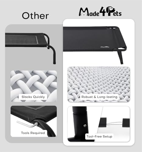 Made4Pets Outdoor Elevated Dog Bed - Image 4