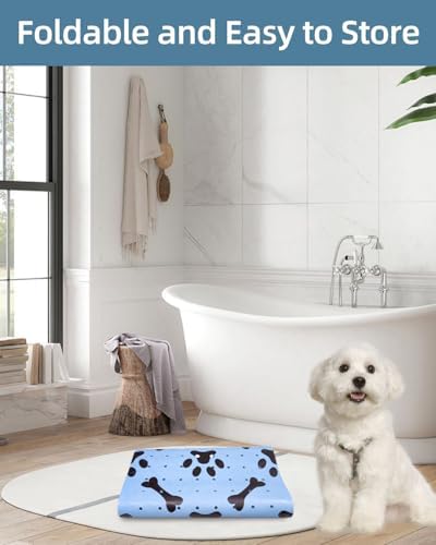 Dog Bath Mat for Tub Non-Slip Pet Bathtub Mat Fast Dry Dog Shower Attachment - Image 6