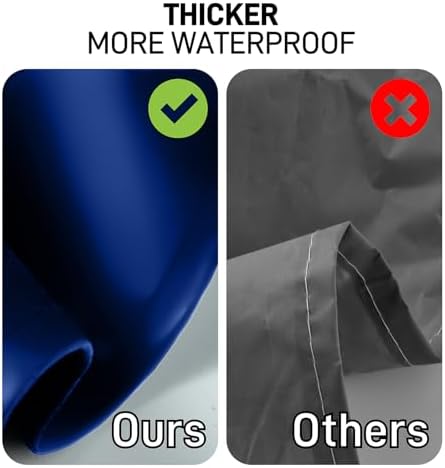 Waterproof Apron with Comfortable Adjustable Bib Rubber Vinyl Dishwasher Heavy - Image 3