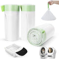 120 Pack Litter Box Robot 3 4and 5 Waste Bags, 1.5 Mils Thick Drawstrings by JUKAMO