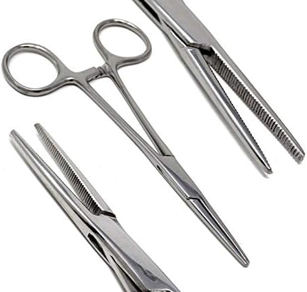 Dog Pet Ear/Nose Hair Puller Grooming Hemostat Locking Forceps Pliers by A2ZSCILAB