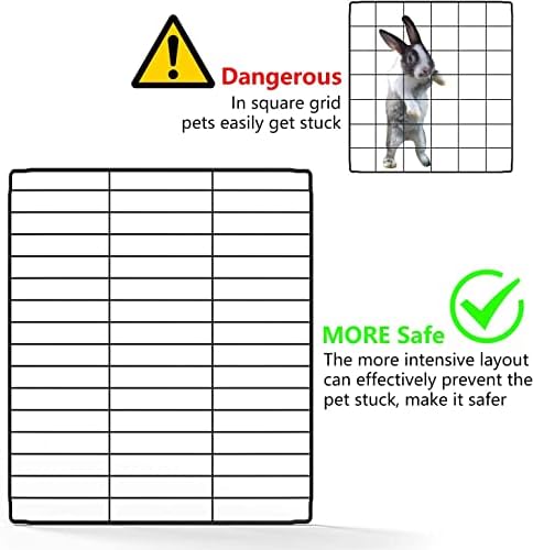 LURIVA Small Animal Playpen, Guinea Pig Cages, Pet Playpen, Rabbit Cage - Image 3