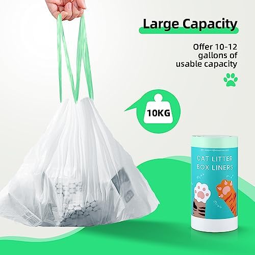 45 Count Automatic Litter Box Bags Liners Compatible - Image 2
