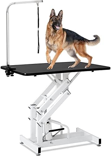 Hydraulic Dog Grooming Table for Small/Large Dogs, Heavy Duty Professional Pet by Unknown