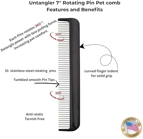 Pet comb for easy mat removal - Image 4