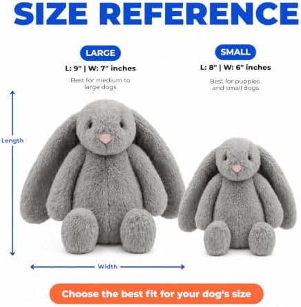 Best Pet Supplies Bunny Buddy Squeaky Plush Dog Toy - Image 5