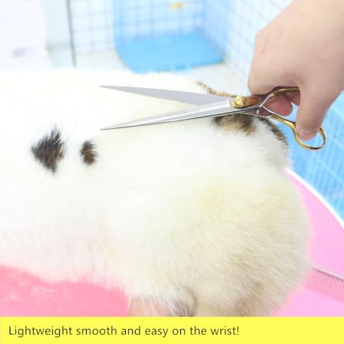 HASHIMOTO Straight Dog Grooming Scissors, 7.0 inch, Light Weight, Ergonomically - Image 5