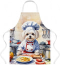 Caroline's Treasures Maltese The Chef Apron Cooking Kitchen Server Baking by CarolinesTreasures
