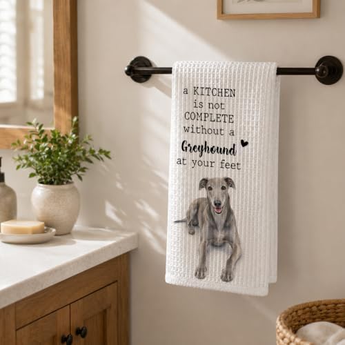 Greyhound Kitchen Towel, Funny Dog Lover Kitchen Decor - Image 6