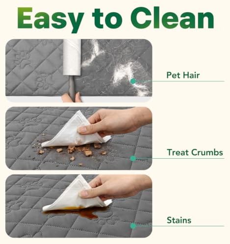PAWFINITY XL Waterproof Dog Bed Cover Replacement, Fitted Sheet Washable - Image 7
