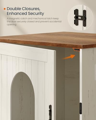 SONGMICS Home Toolless Assembly Litter Box Enclosure, Cat House - Image 7