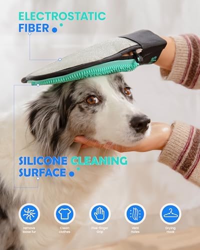 Pet Hair Removal Glove for Dogs & Cats - Image 3