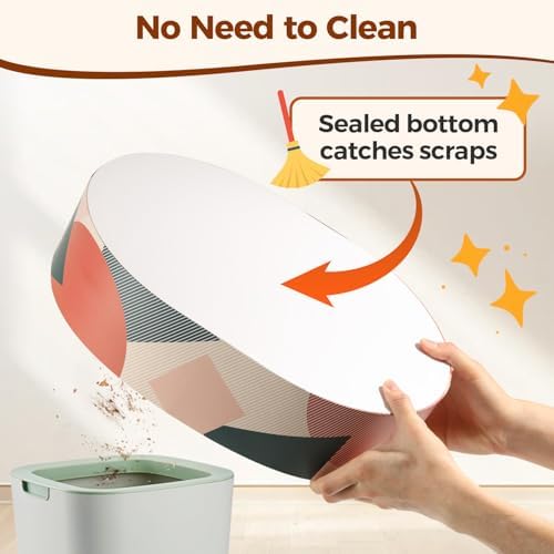 ComSaf Cat Scratcher Bed 17 x 13 in, Oval Cardboard Scratch Pad - Image 5