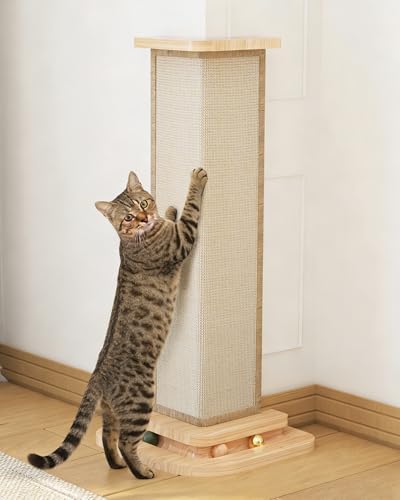 Corner Cat Scratcher, Replaceable Sisal Scratch Pad - Image 2