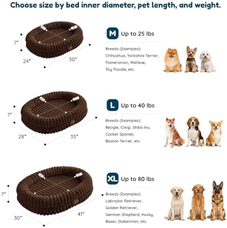 ChiXnuggle Orthopedic Dog Bed, Washable Cover, Faux Fur Bolster Pet Couch - Image 2