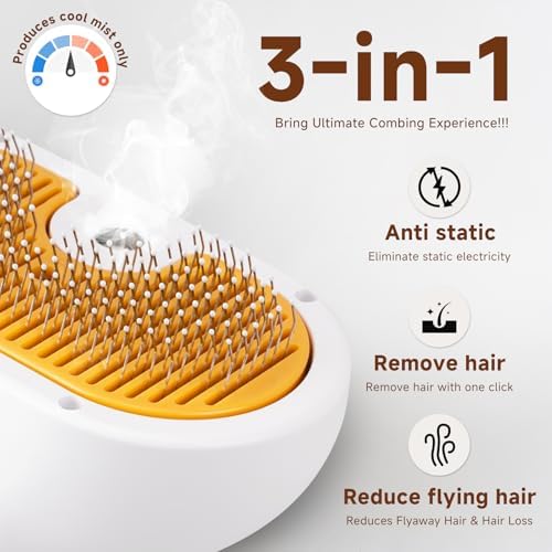 Pet Steam Brush Dog Cat 2026 New Grooming Comb - Image 3