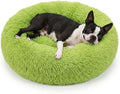 nononfish Cozy Donut Dog Bed, Soft Plush Round Pet Bed by nononfish