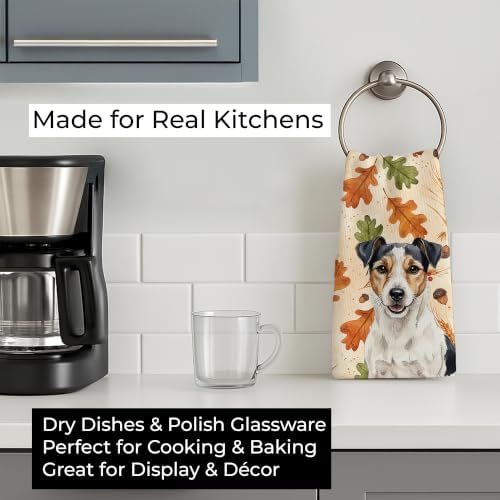Caroline's Treasures Parson Russell Terrier Dogs Kitchen Towel 15x25 in - Image 3