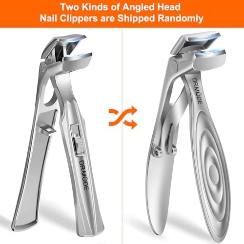 Toenail Clippers for Thick Toenails for Seniors, Angled Head Wide Opening - Image 6