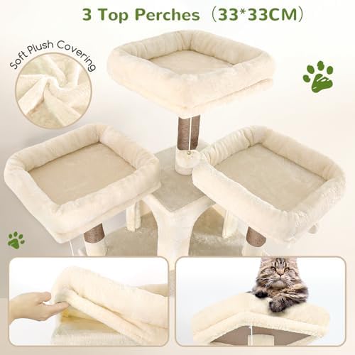 Globlazer Big XL Cat Tower for Indoor Multiple Cats - Image 2