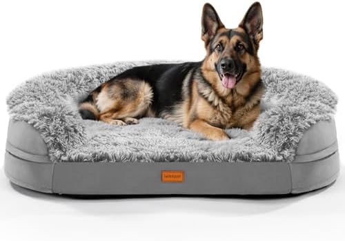 iweepet Fluffy Calming Jumbo Orthopedic Dog Beds by iweepet