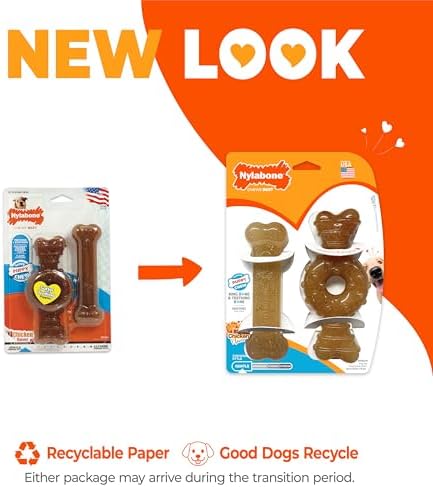 Nylabone Puppy Chew Teething Bone Dog Chew Toys, Chicken Flavor - Image 5