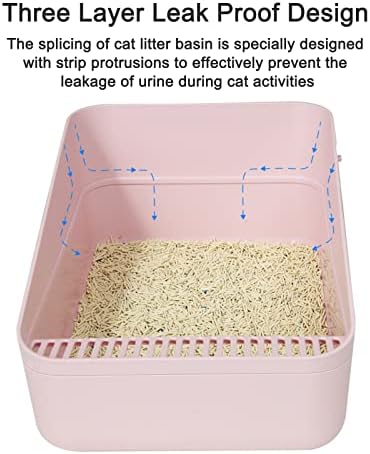 Sfozstra Small Cat Litter Box: Removable Tray - Image 3