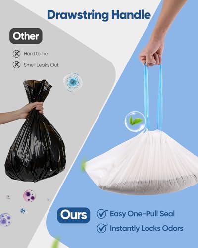 50 Count Drawstring Cat Litter Bags - Image 6