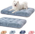 2 Pack Dog Bed, Washable Deluxe Plush Dog Crate Beds by MOIRIG