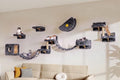 13-in-1 Cat Wall Shelves, Moon & Bridge Cat Wall Furniture by Homiflex
