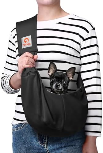 Tomkas Dog Sling Carrier for Small Dogs Puppy Carrier for Small Dogs by TomkasFORTHELOVEOFPALS