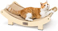 FUKUMARU Extra Large Sisal Cat Scratcher Bed Indoor Sturdy Wood Scratch Bed by FUKUMARU