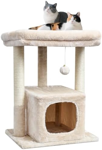 SYANDLVY 27" Cat Tree for Indoor Cats, Activity Tower by SYANDLVY