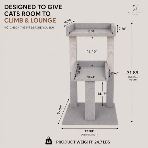Naomi Home Lulu Large Cat Tree - Image 6