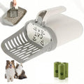 Cat Litter Scoop with Waste Bin, Integrated Sifter Scooper and Bag Holder by Unknown