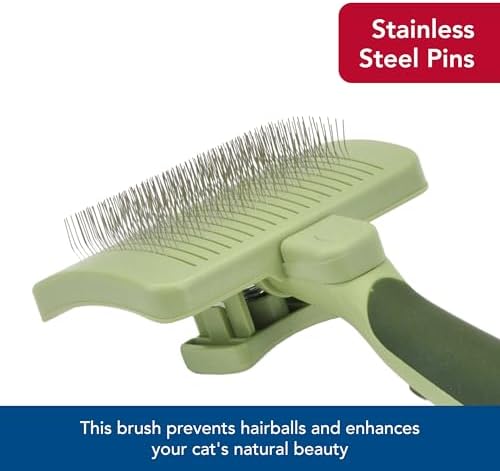 Coastal Pet Safari Cat Self Cleaning Slicker Brush, Cat Grooming Supplies - Image 6