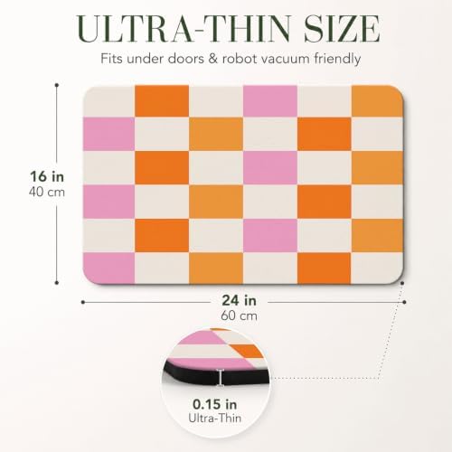 Natural Diatomaceous Earth Bath Mat, Ultra Thin Quick Dry Floor Rug - Image 3