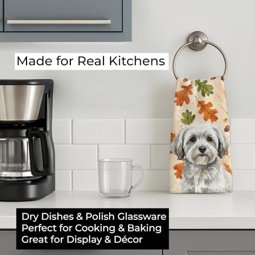 Caroline's Treasures Coton de Tulear Dogs Kitchen Towel 15x25 in - Image 3
