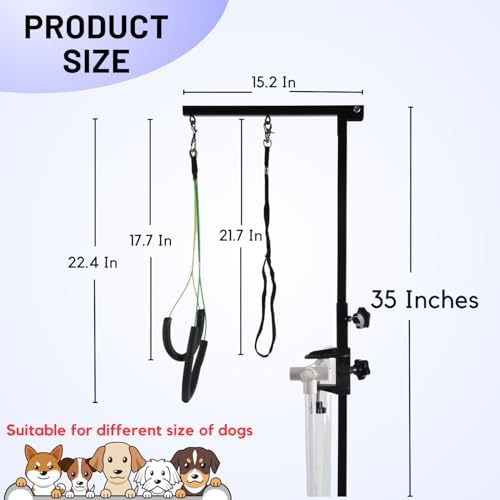 Dog Grooming Arm with Clamp & Pet Grooming Table Accessories - Image 4