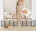 Snuowu 16" Freestanding Short Dog Gate by SNUOWU