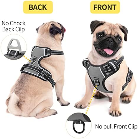 HEELE Dog Harness, No Pull Adjustable Padded Reflective Harness - Image 4